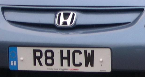 Cheap personalised number plates