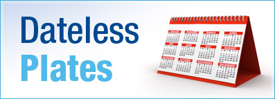 dateless number plates