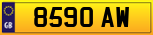 Buy number plate 8590 AW