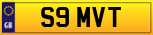 Buy number plate S9 MVT