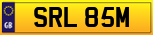 Buy number plate SRL 85M