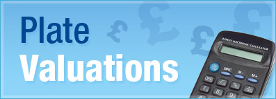 number plate valuations