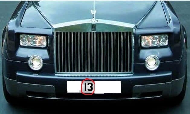 13 number plate lucky for some one- private number plates